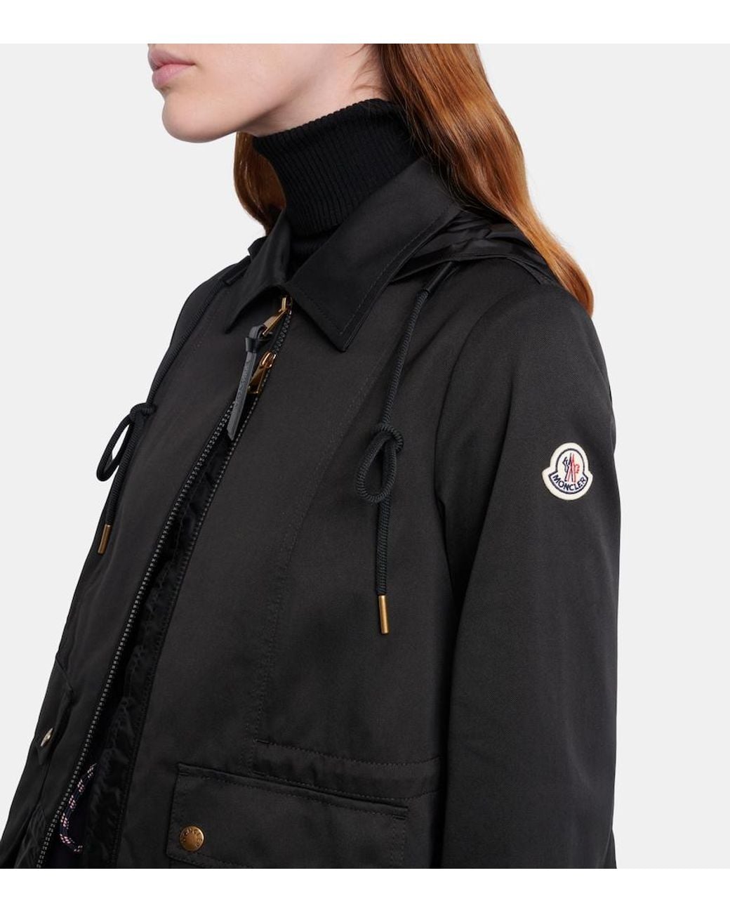 Moncler Black Adenium Gabardine Jacket