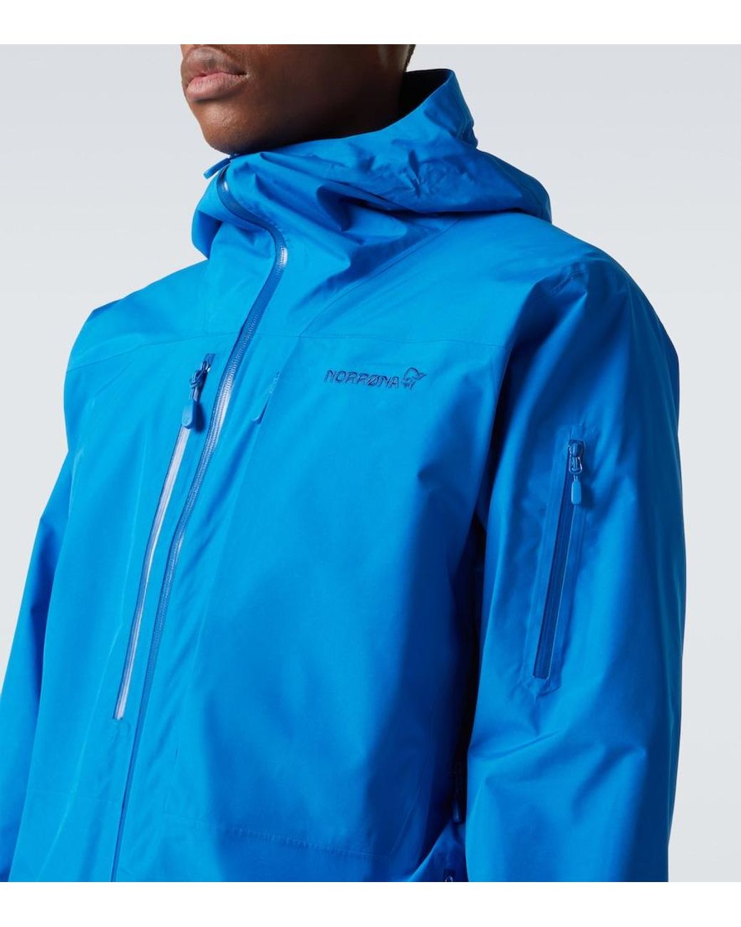 Norrona Blue Lofoten Gore-Tex Ski Jacket for men