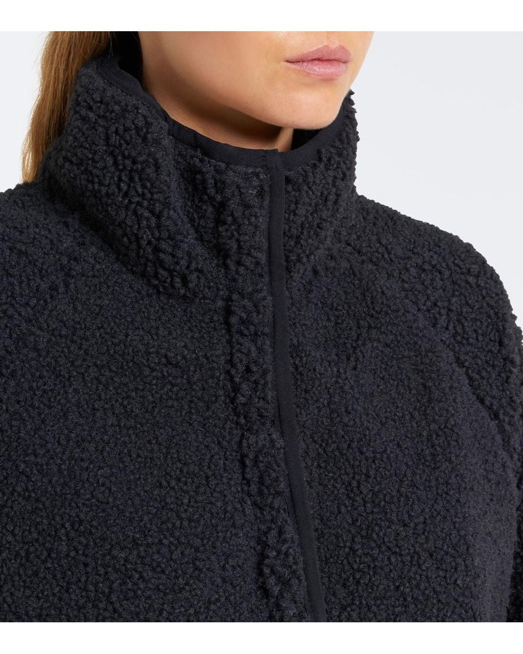 The Upside Black Harlow Teddy Sweatshirt