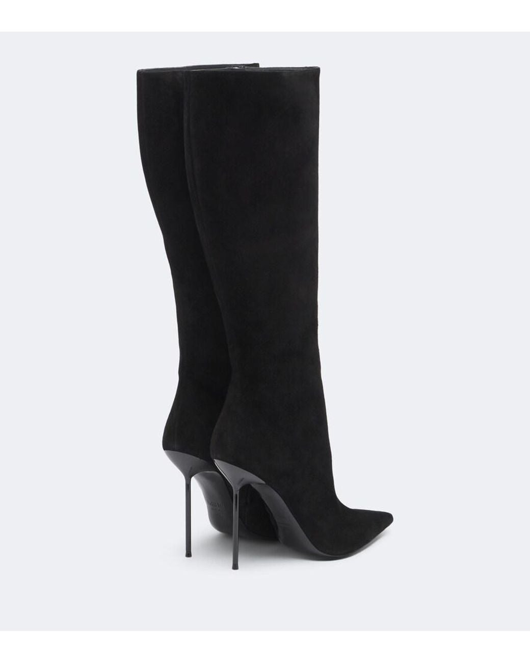 Paris Texas Black Lidia Suede Knee-High Boots