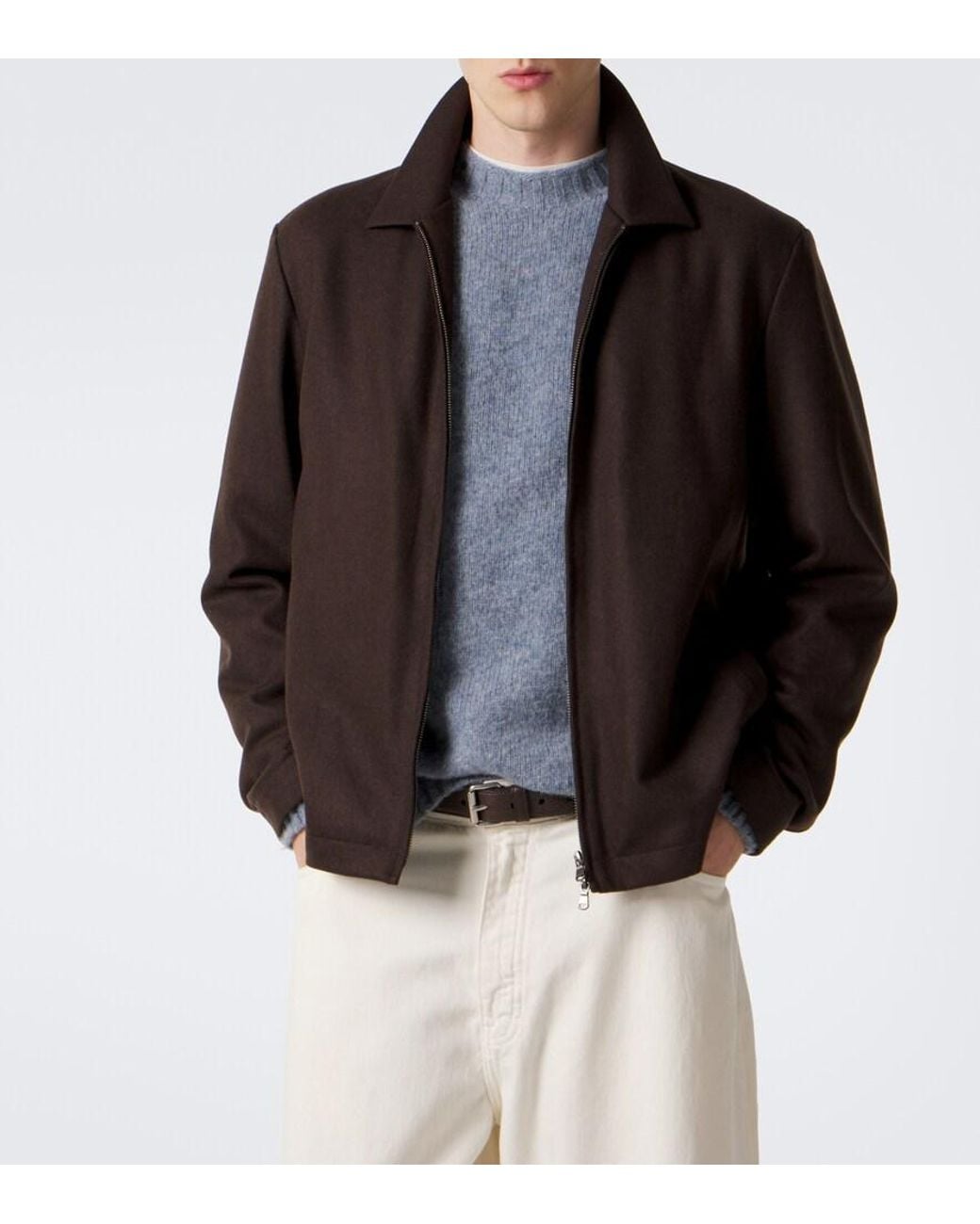 Sunspel Black Wool Jacket for men