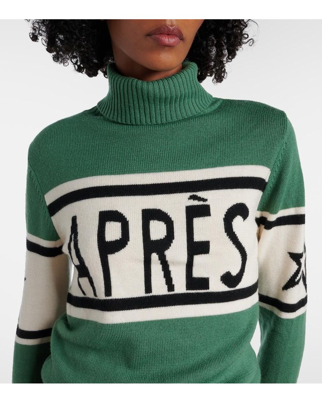 Perfect Moment Green Turtlenecks