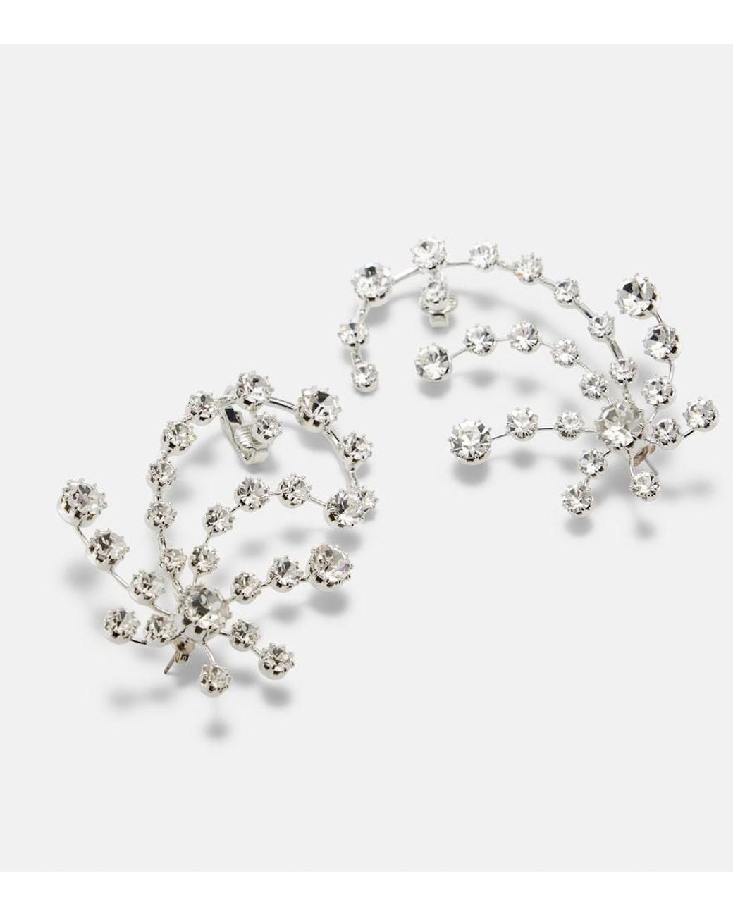 Magda Butrym Metallic Crystal-Embellished Earrings
