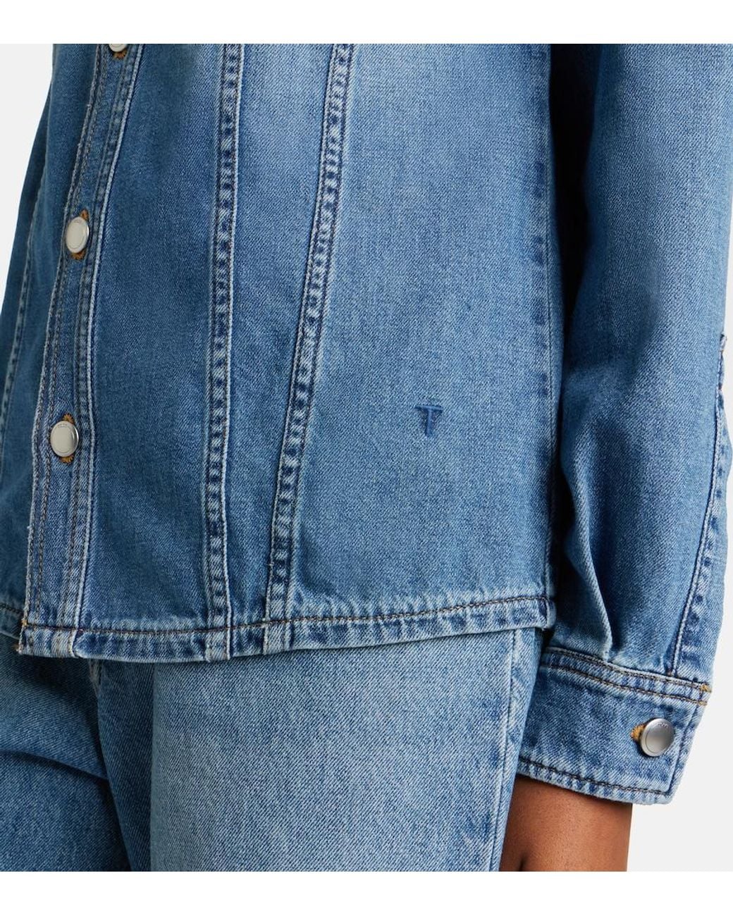 Tod's Blue Denim Shirt