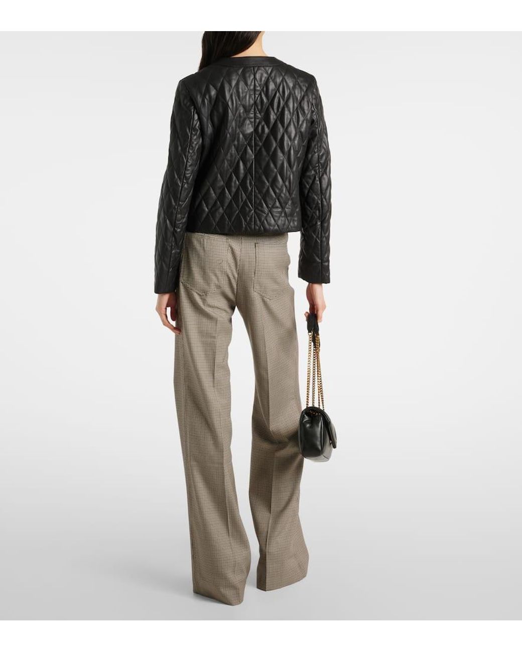 Nili Lotan Black Amy Leather Jacket