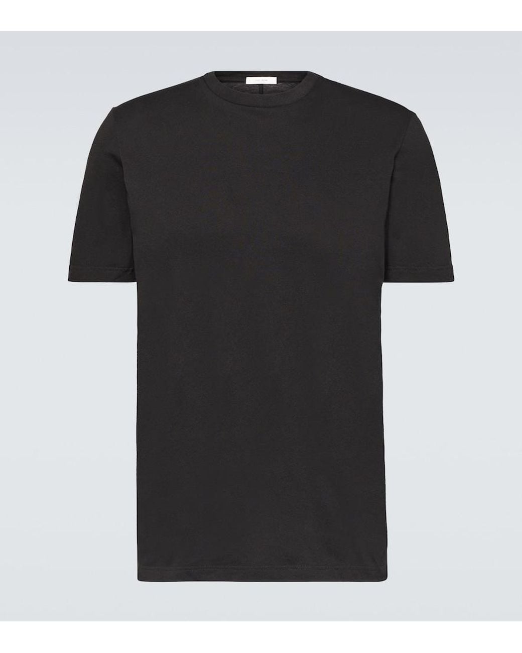 The Row Black Luke Cotton Jersey T-Shirt for men