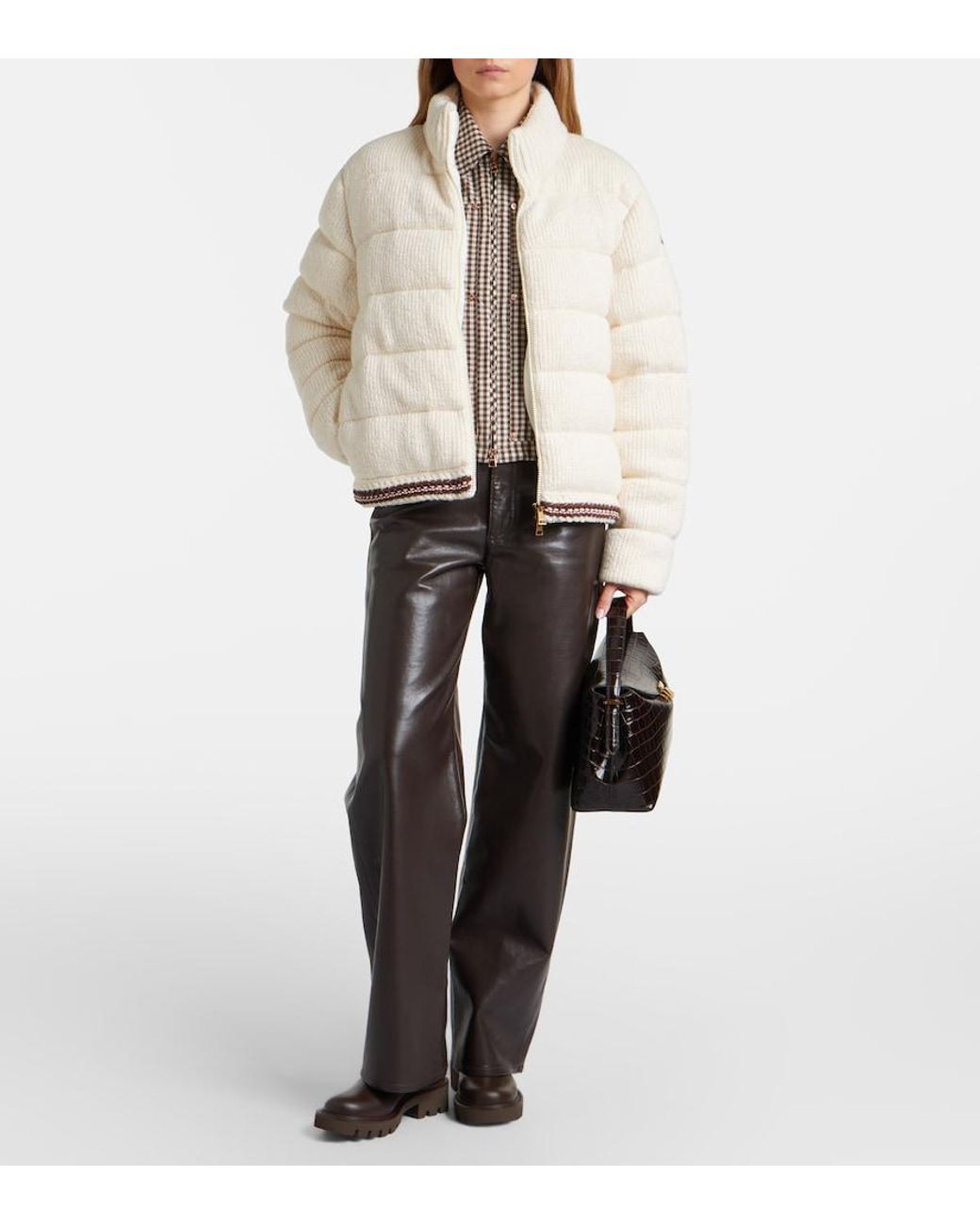 Moncler Natural Cotton Down Jacket