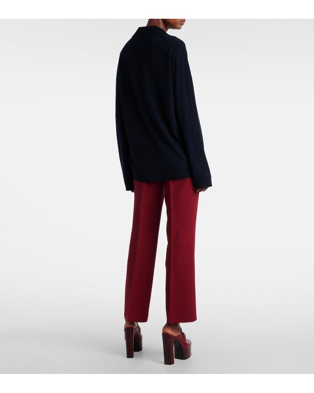 Gucci Blue Wool Sweater