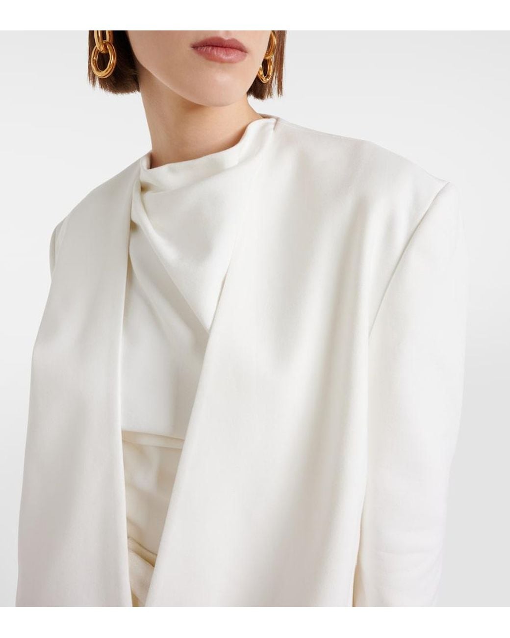 TOVE White Saunders Cotton-Blend Jacket