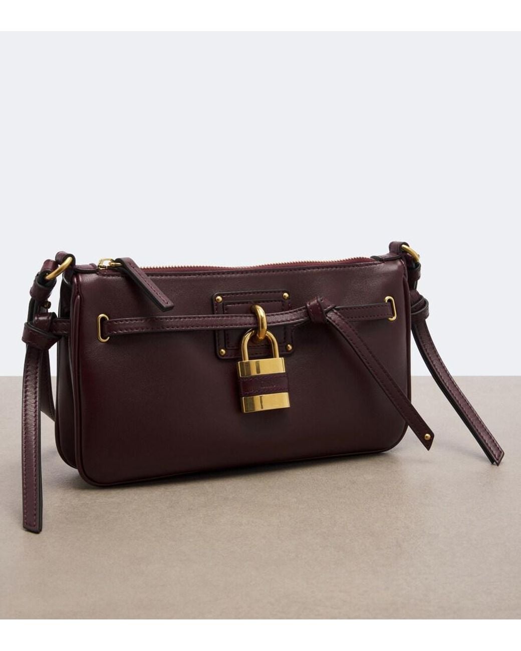 Chloé Purple Paddington Sling Mini Leather Shoulder Bag