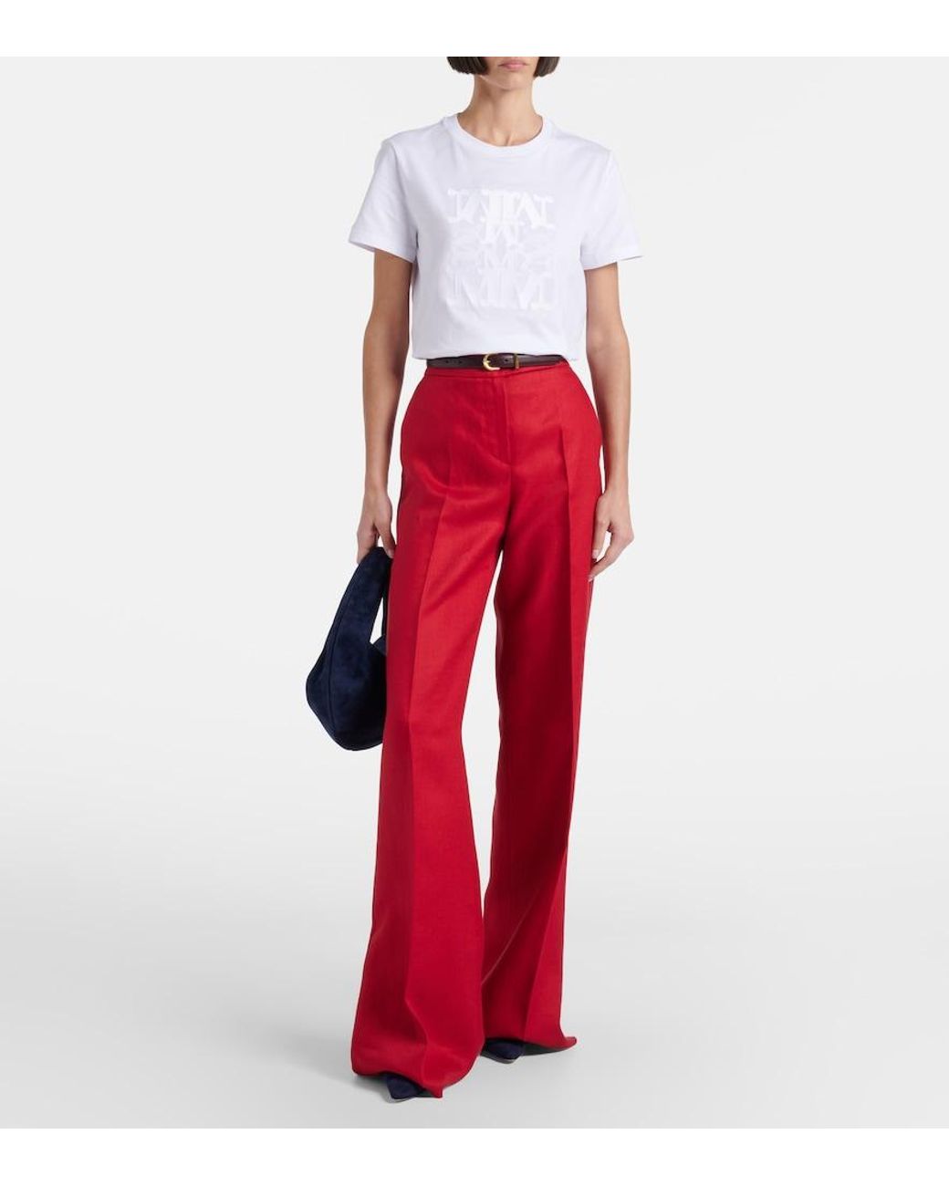 Max Mara White Giovane Cotton Jersey T-Shirt