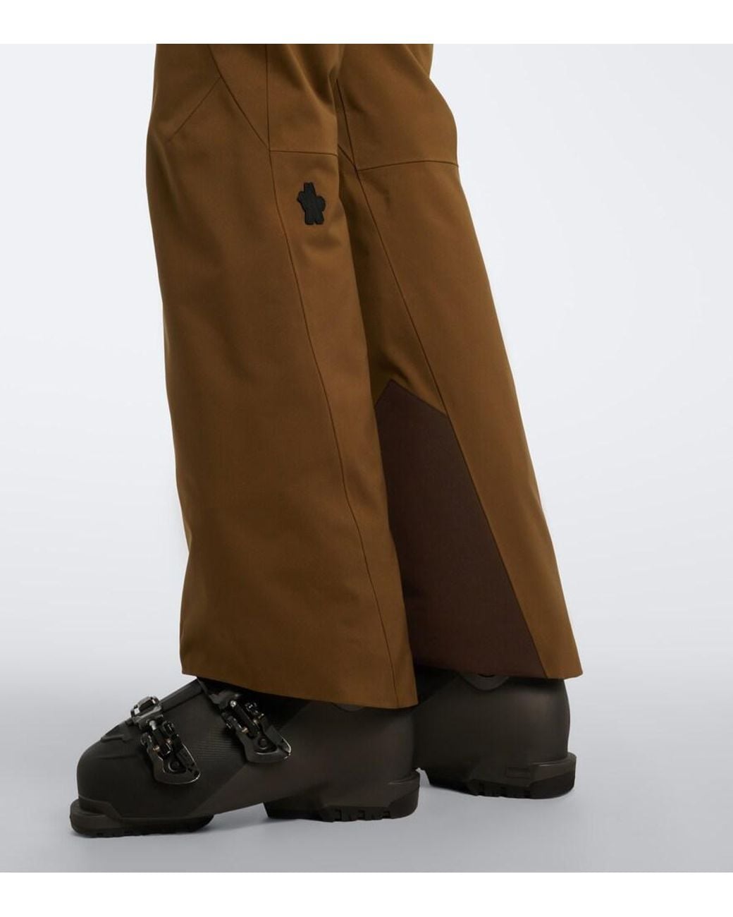 Moncler Brown Technical Ski Pants