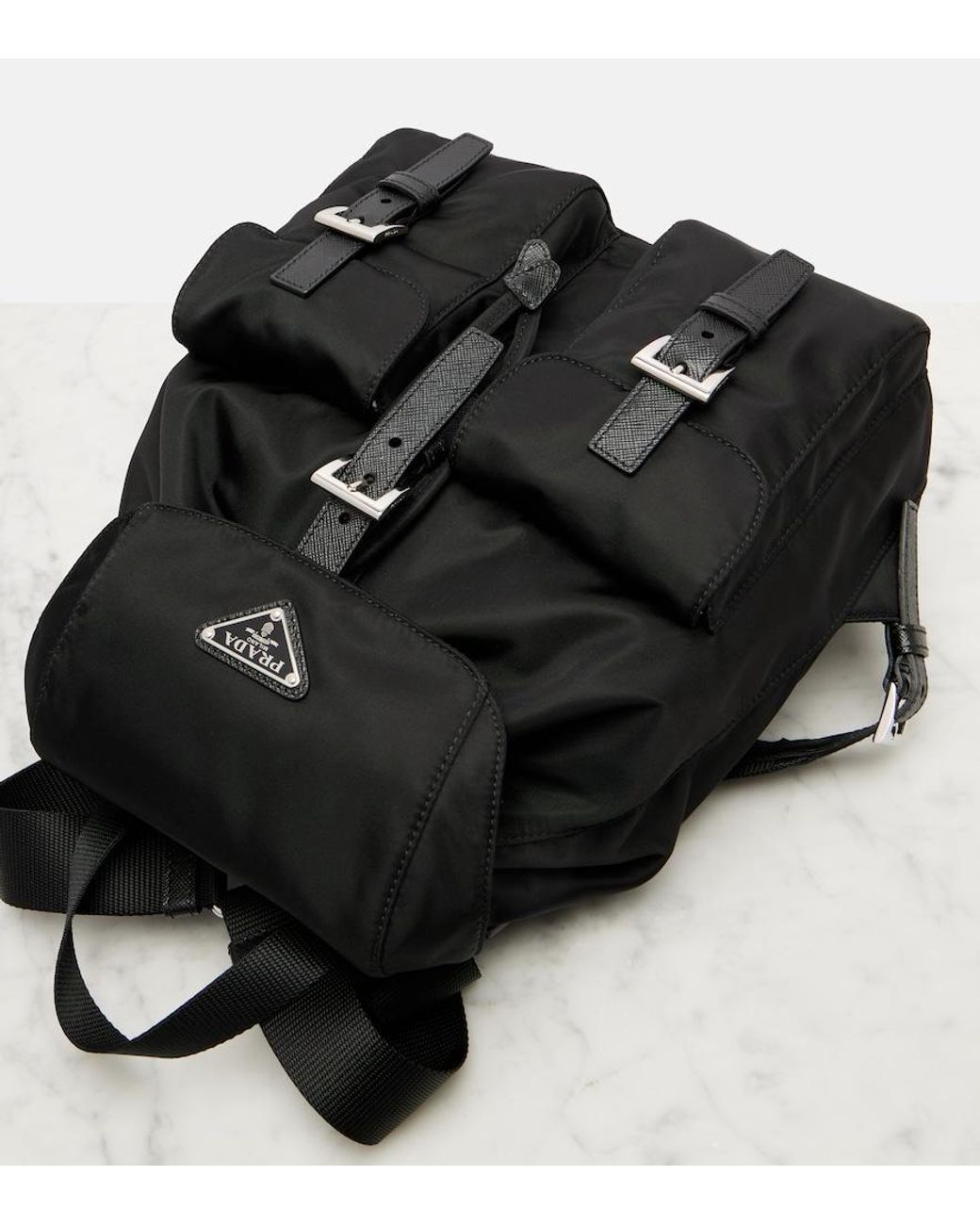 Prada Black Rucksack Re-Nylon Small