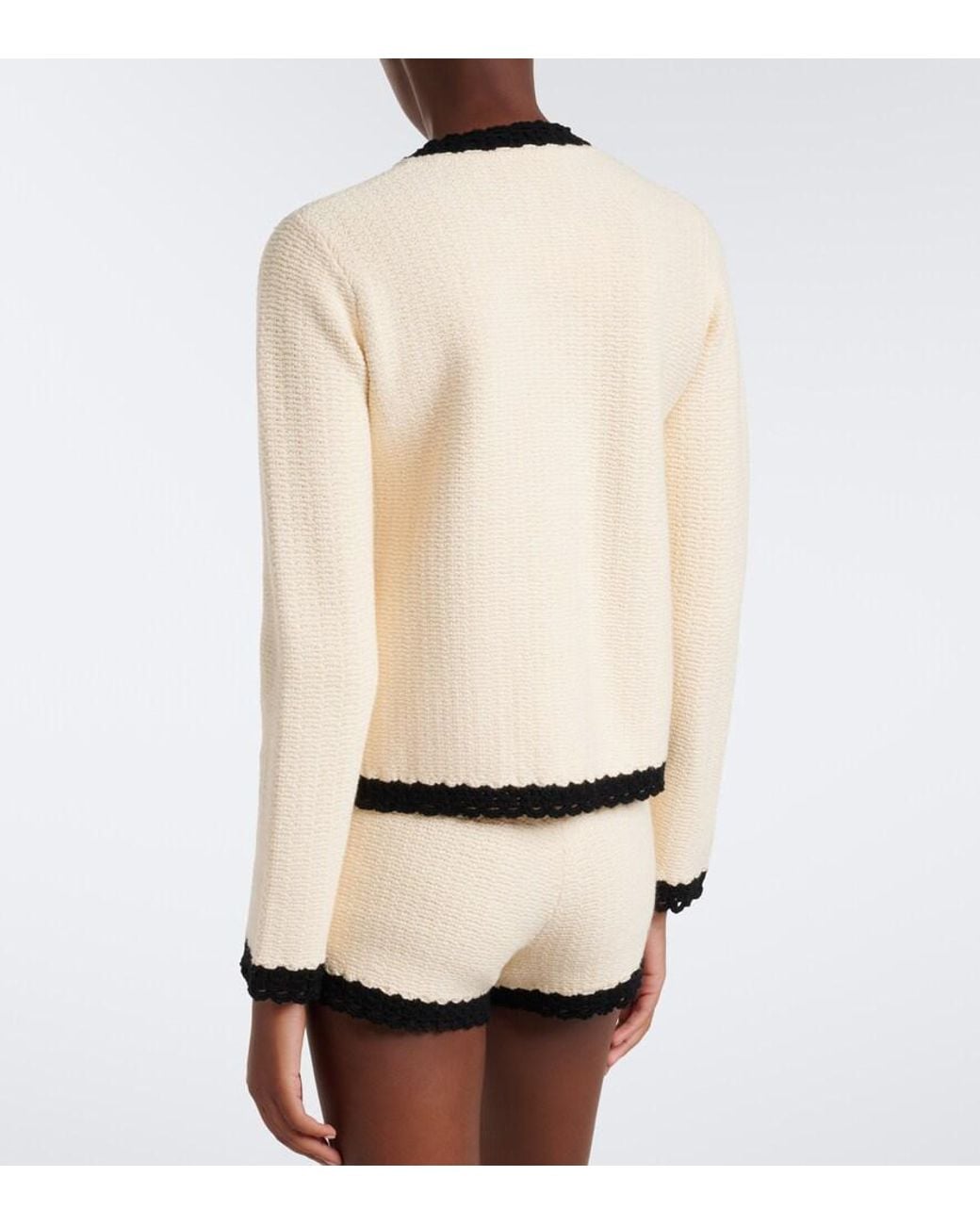 Posse Natural Hattie Crochet-Trimmed Jacket