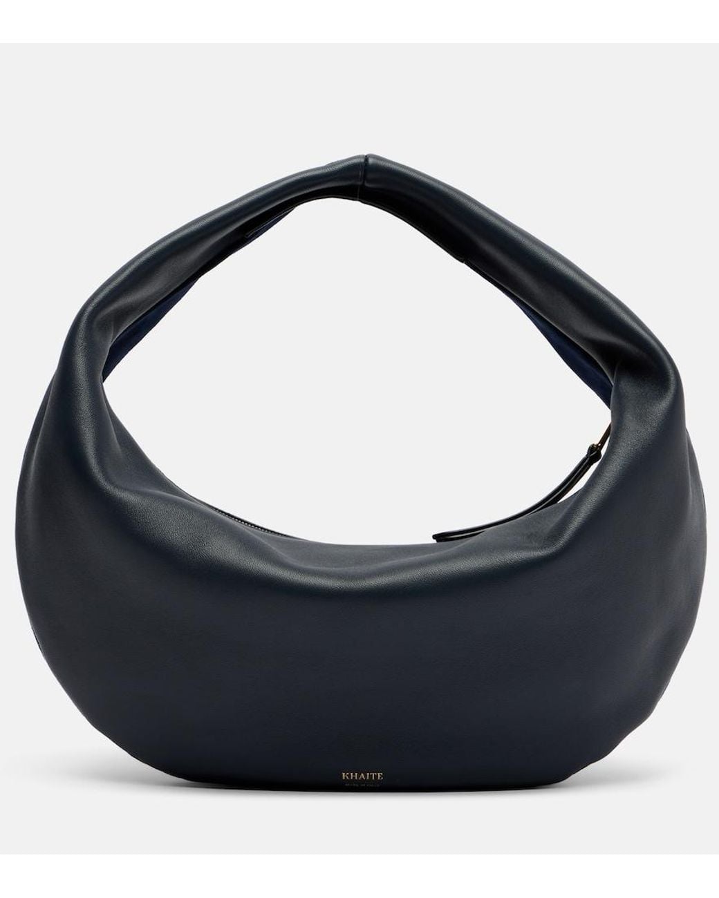 Khaite Blue Olivia Medium Leather Shoulder Bag
