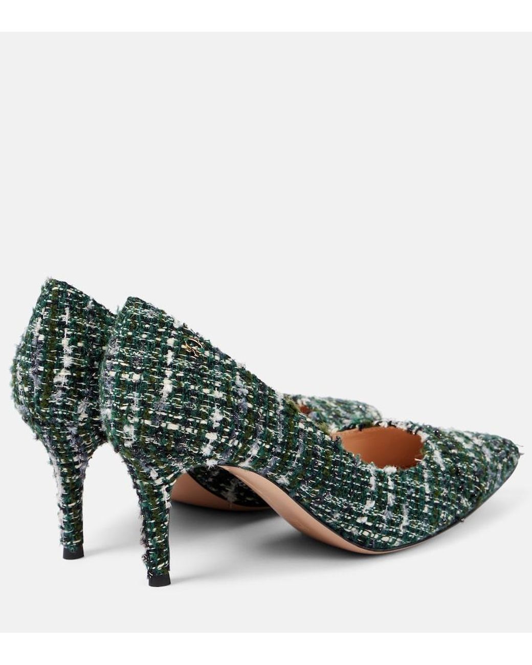 Gianvito Rossi Green 70 Boucle Pumps