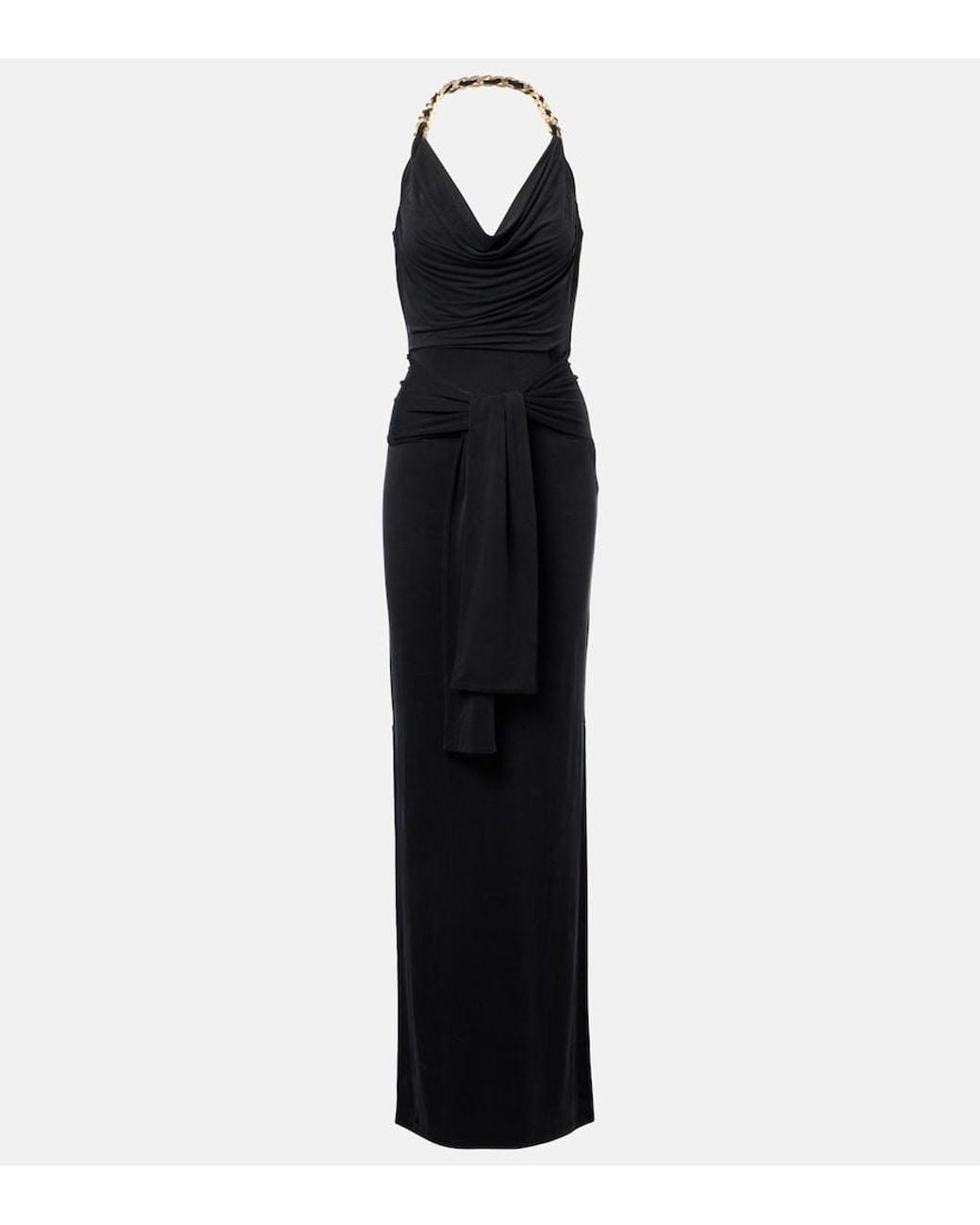 Robe Balmain en coloris Black