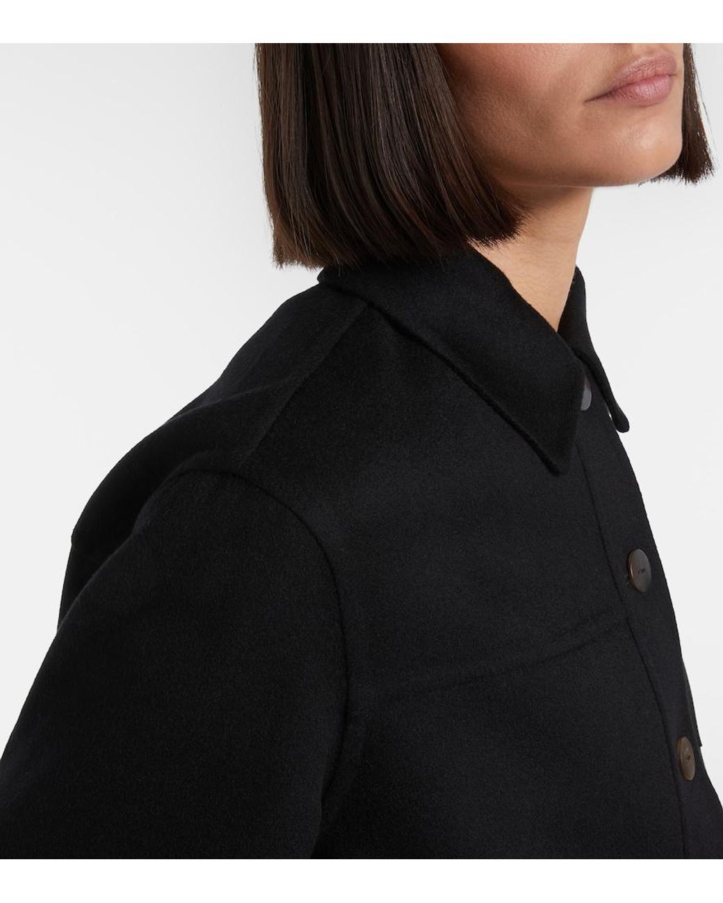 Loewe Black Wool And Cashmere Jacket