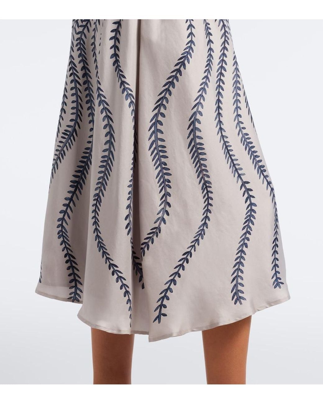 Altuzarra Gray Kiera Belted Printed Silk Shirt Dress