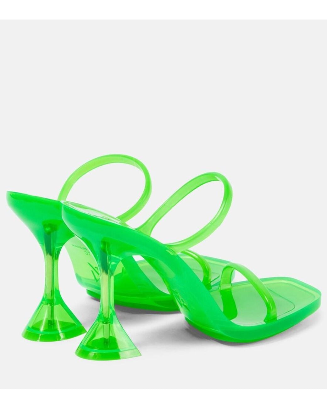 AMINA MUADDI Green Brito Pvc Mules
