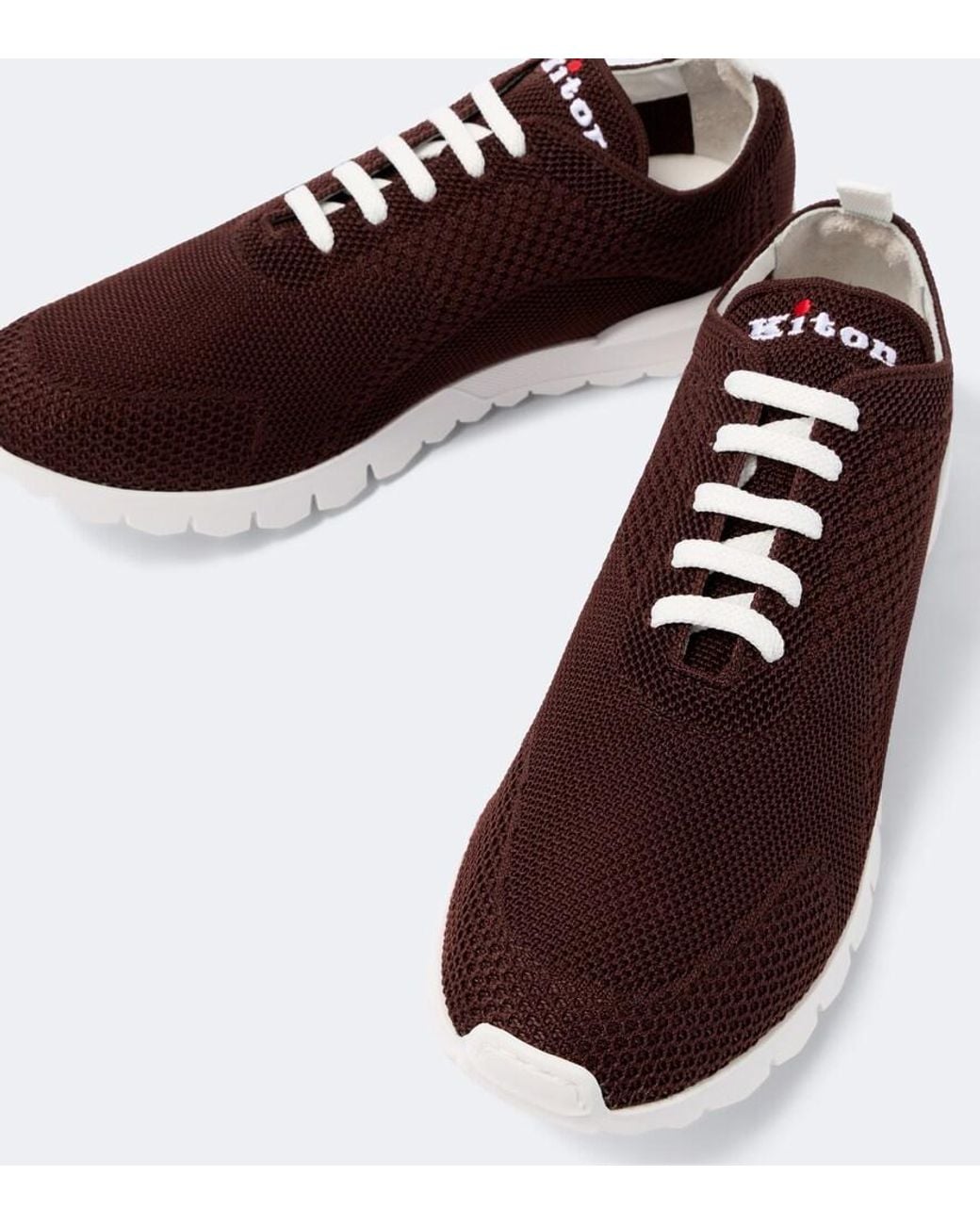 Sneakers Fits di Kiton in Brown da Uomo