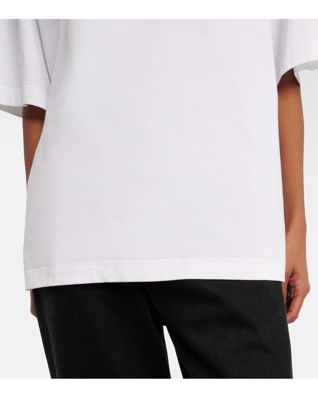 Bottega Veneta White Cotton Jersey T-Shirt