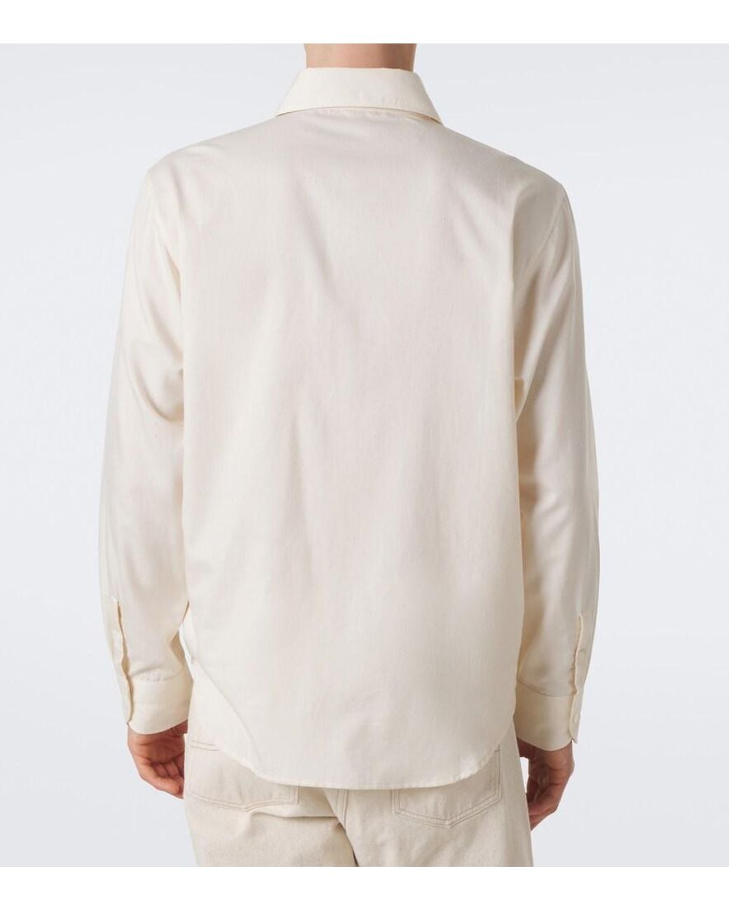 STÒFFA White Cotton And Silk Shirt for men