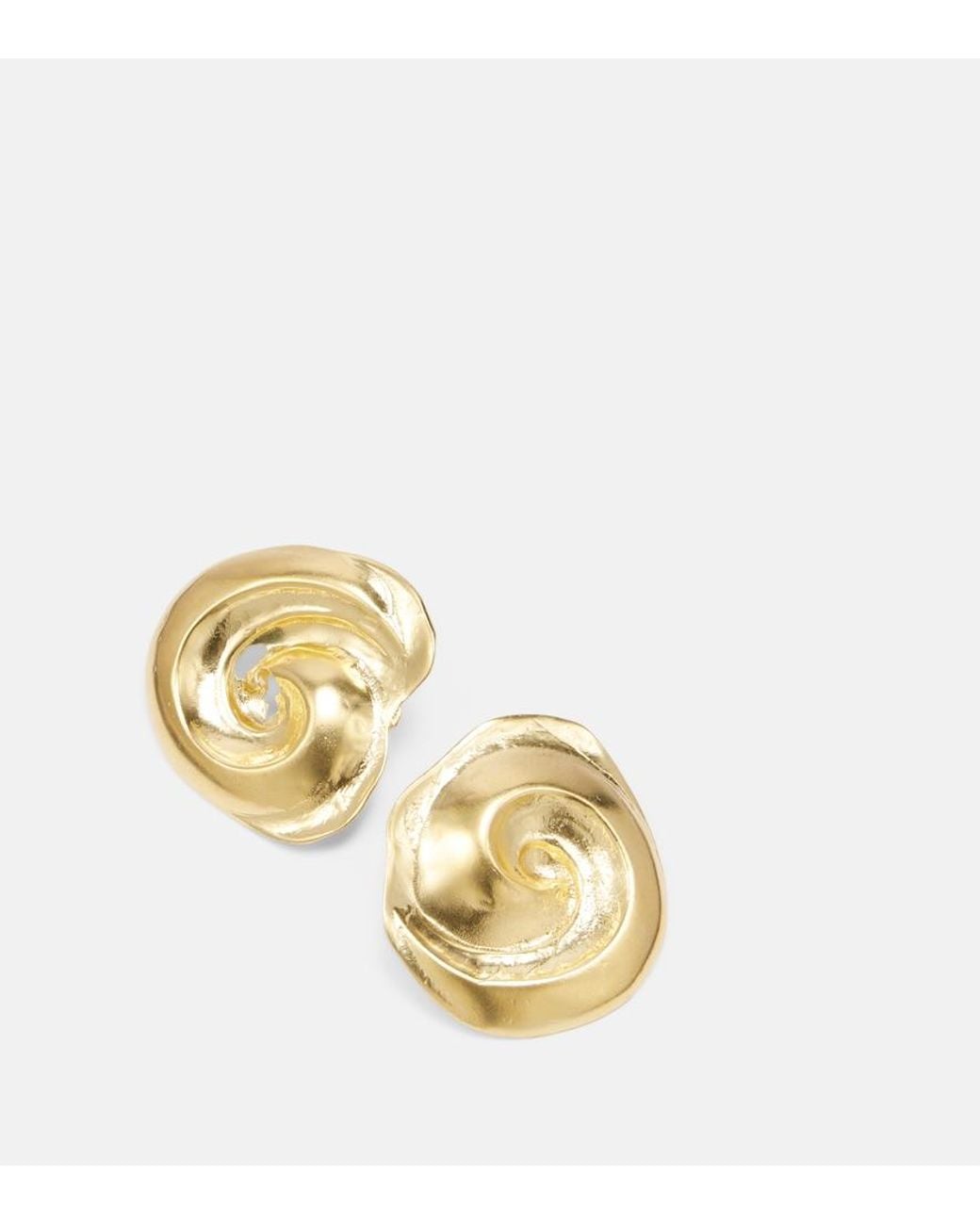 YSSO Metallic Cote 24Kt-Plated Earrings