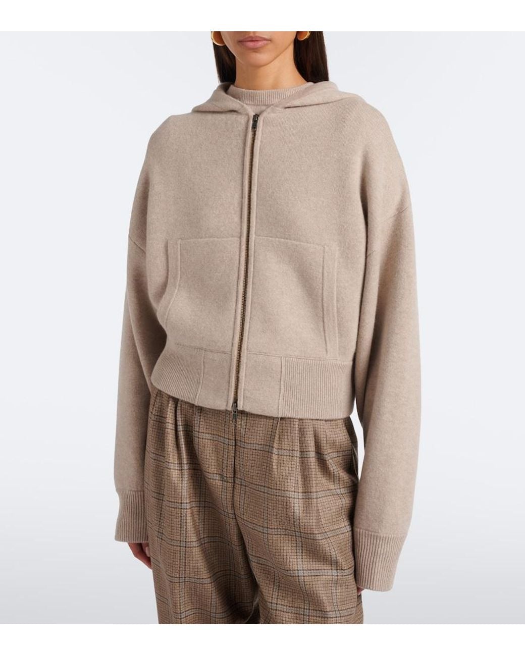 Lisa Yang Natural Lilia Cashmere Cardigan