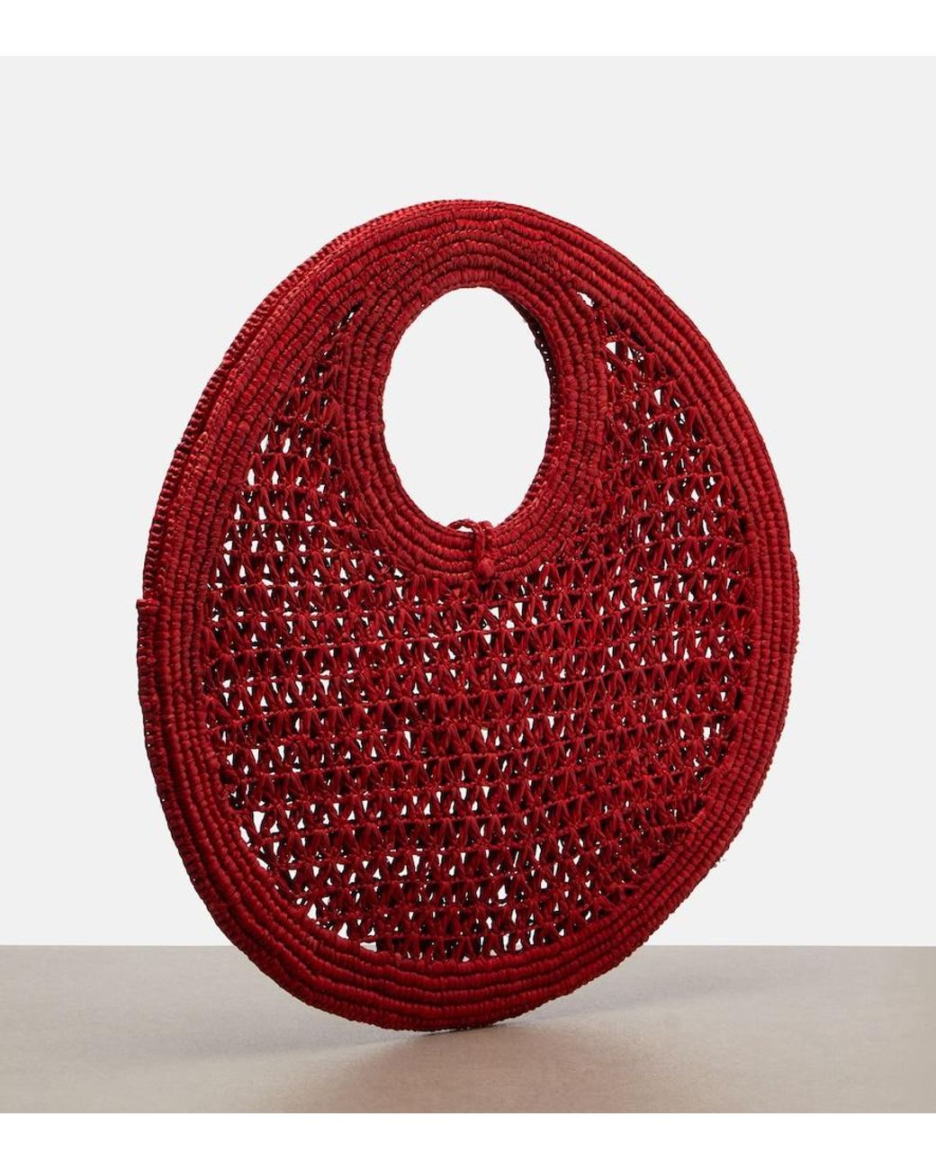 Borsa Spiaggia Small di Jacquemus in Red