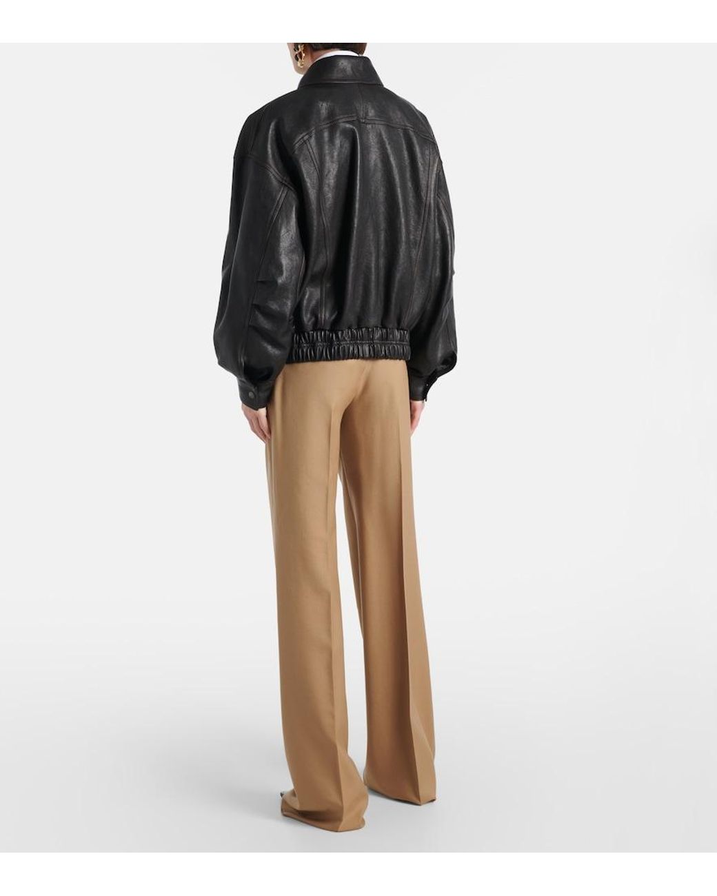 Saint Laurent Black Leather Jacket