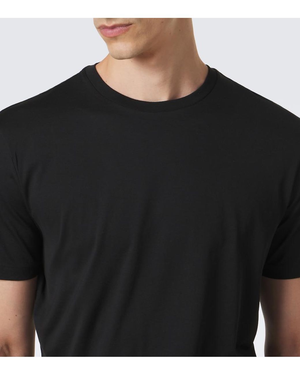 Ralph Lauren Black Cotton Jersey T-Shirt for men