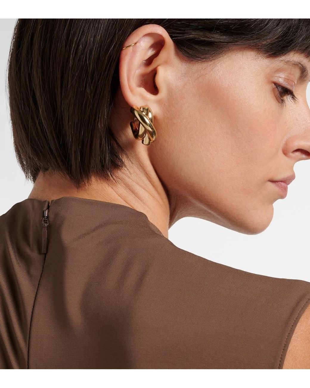 Ferragamo Metallic Plated Earrings