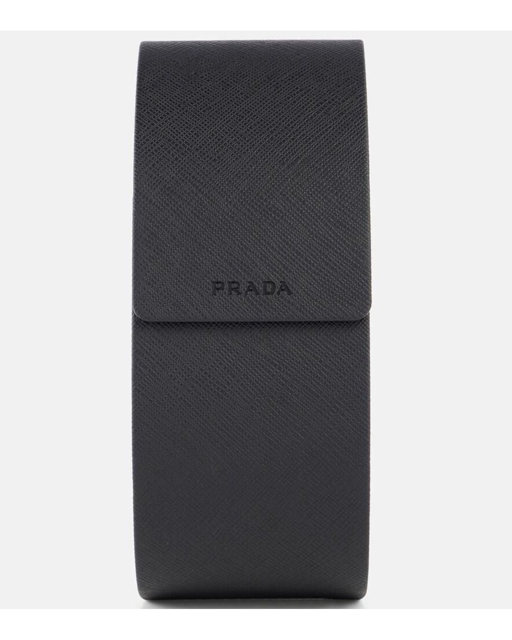 Prada Blue Rectangular Sunglasses