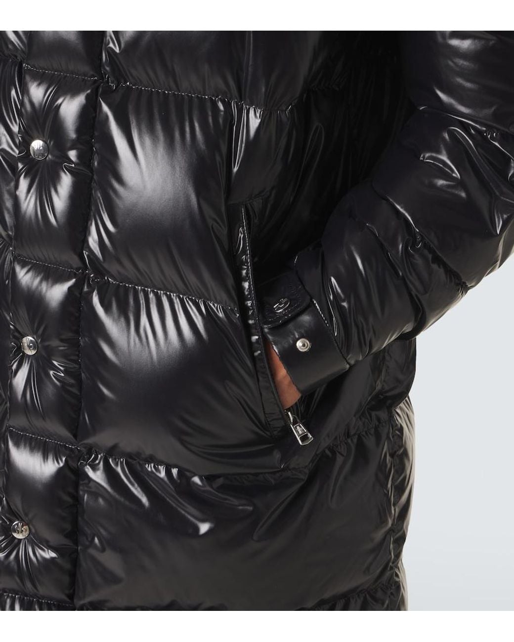 Moncler Black Hanoverian Down Coat for men