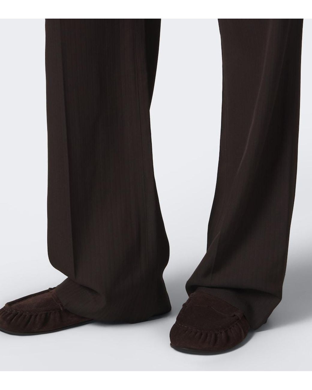 Pantaloni Regular di Acne in Black da Uomo