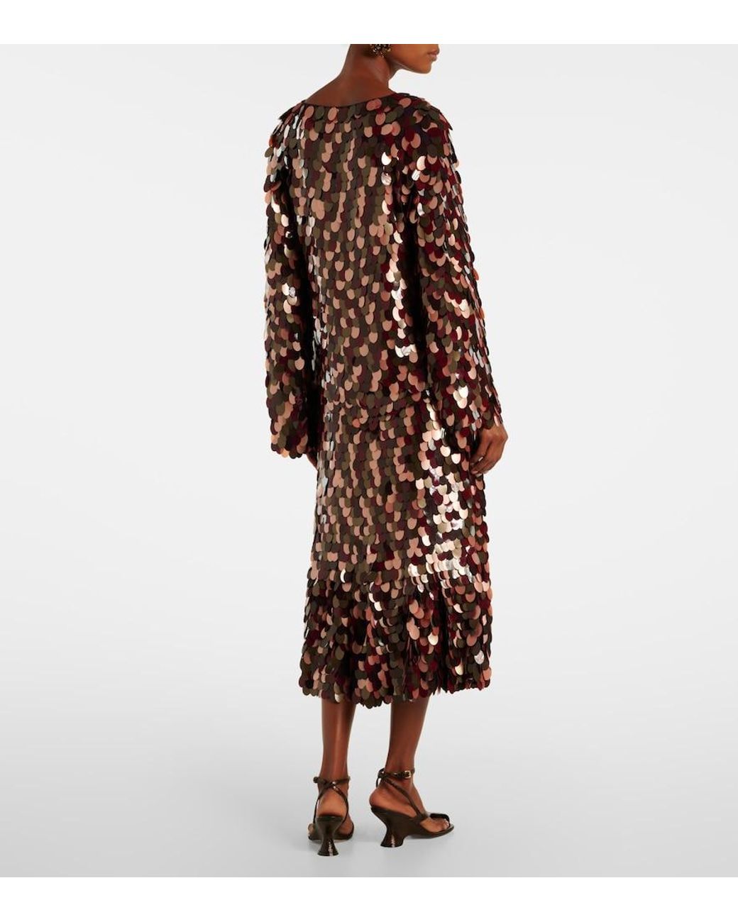 Top A Sequins Dries Van Noten en coloris Multicolor