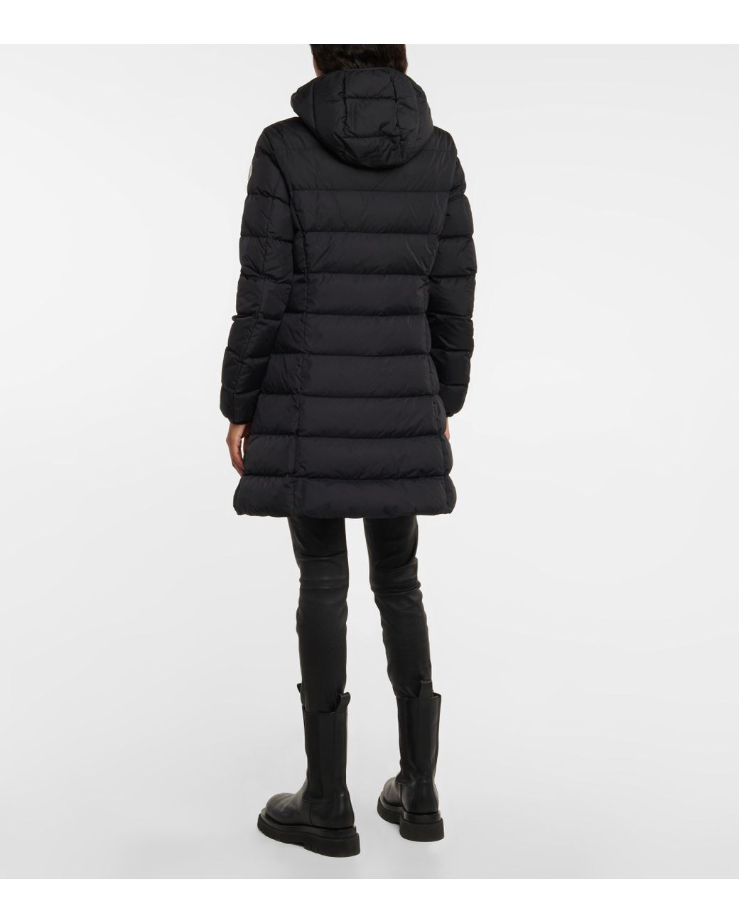 Moncler Gie Quilted Down Coat in Black | Lyst Canada