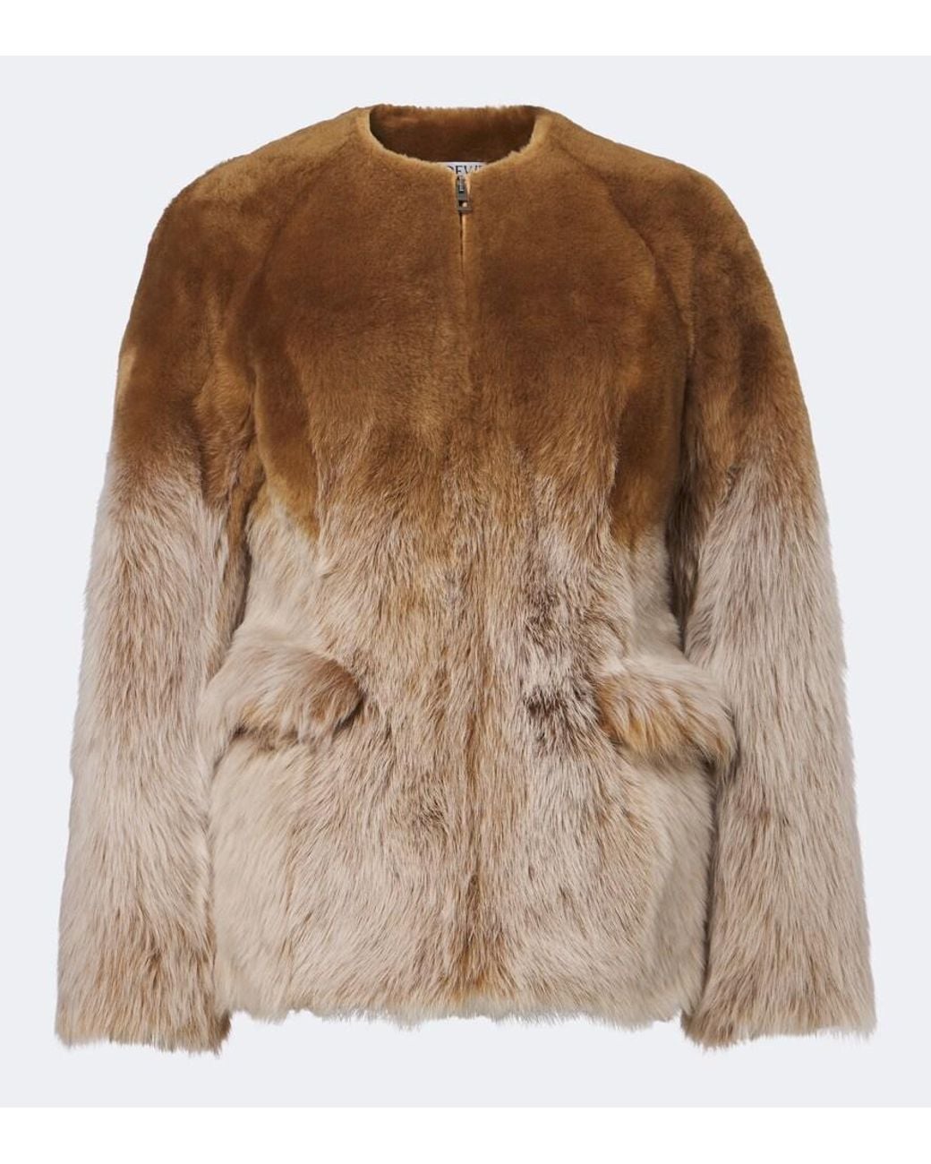Loewe Brown Calf Hair Jacket