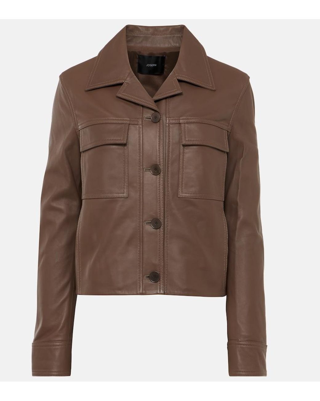 Joseph Brown Leather Jacket