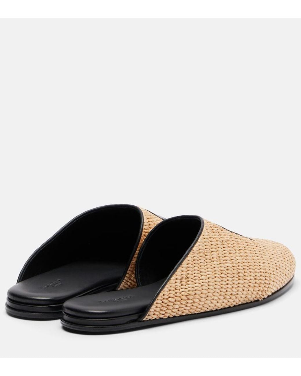 Givenchy Natural Slippers Label Mit Leder