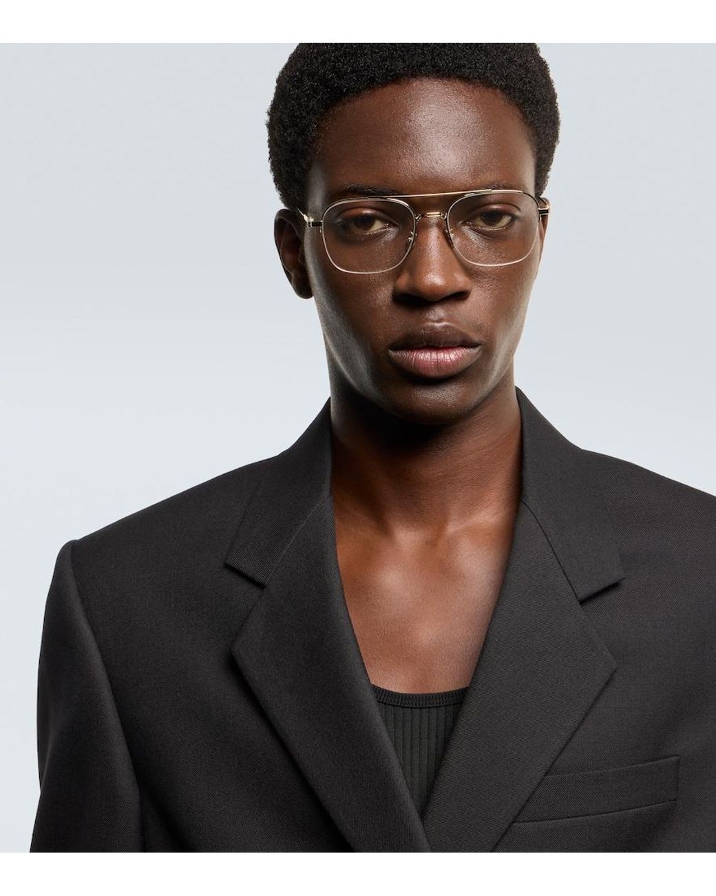 Dior White Neodioro S5U Aviator Glasses for men