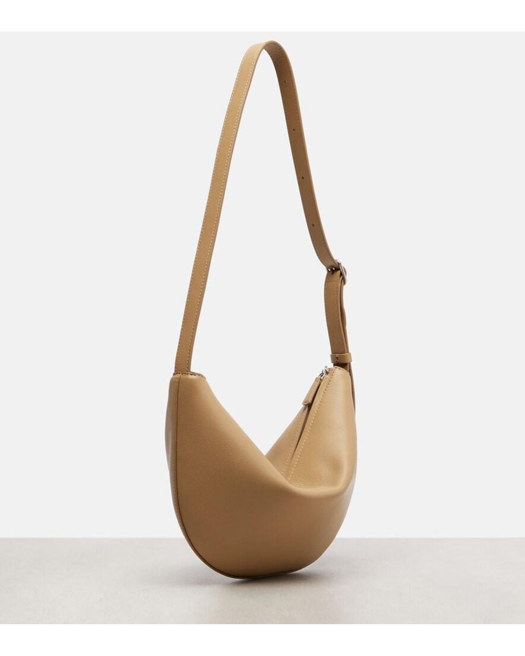 The Row White Schultertasche Jouvette Aus Leder