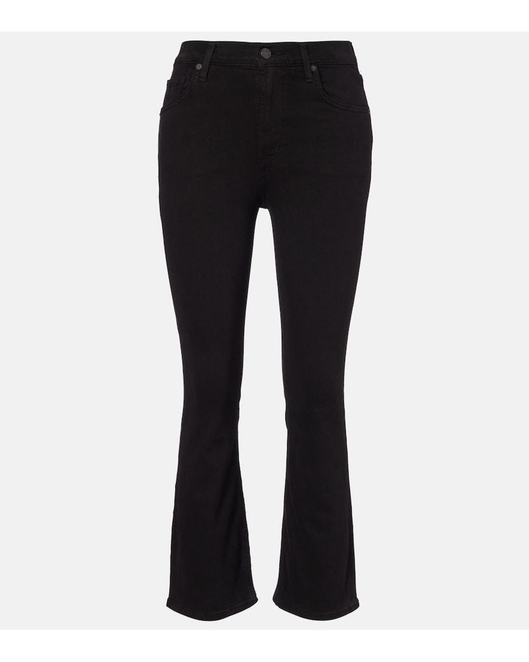 Citizens of Humanity Black Isola Mid-Rise Bootcut Jeans