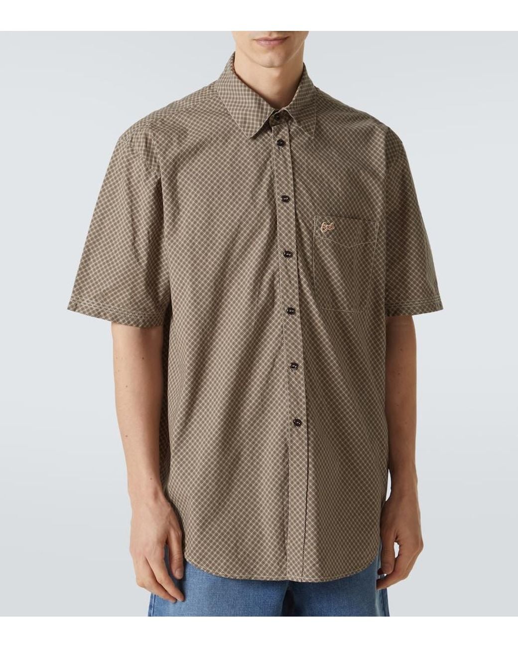 Camicia di ERL in Natural da Uomo