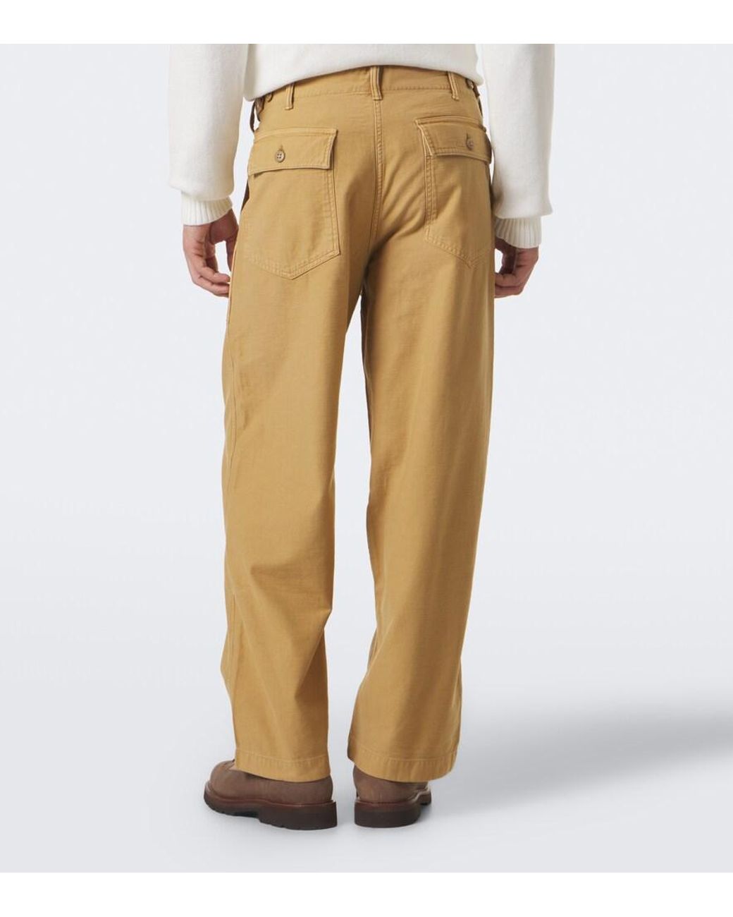 Polo Ralph Lauren Natural Wide-Leg Cotton Pants for men