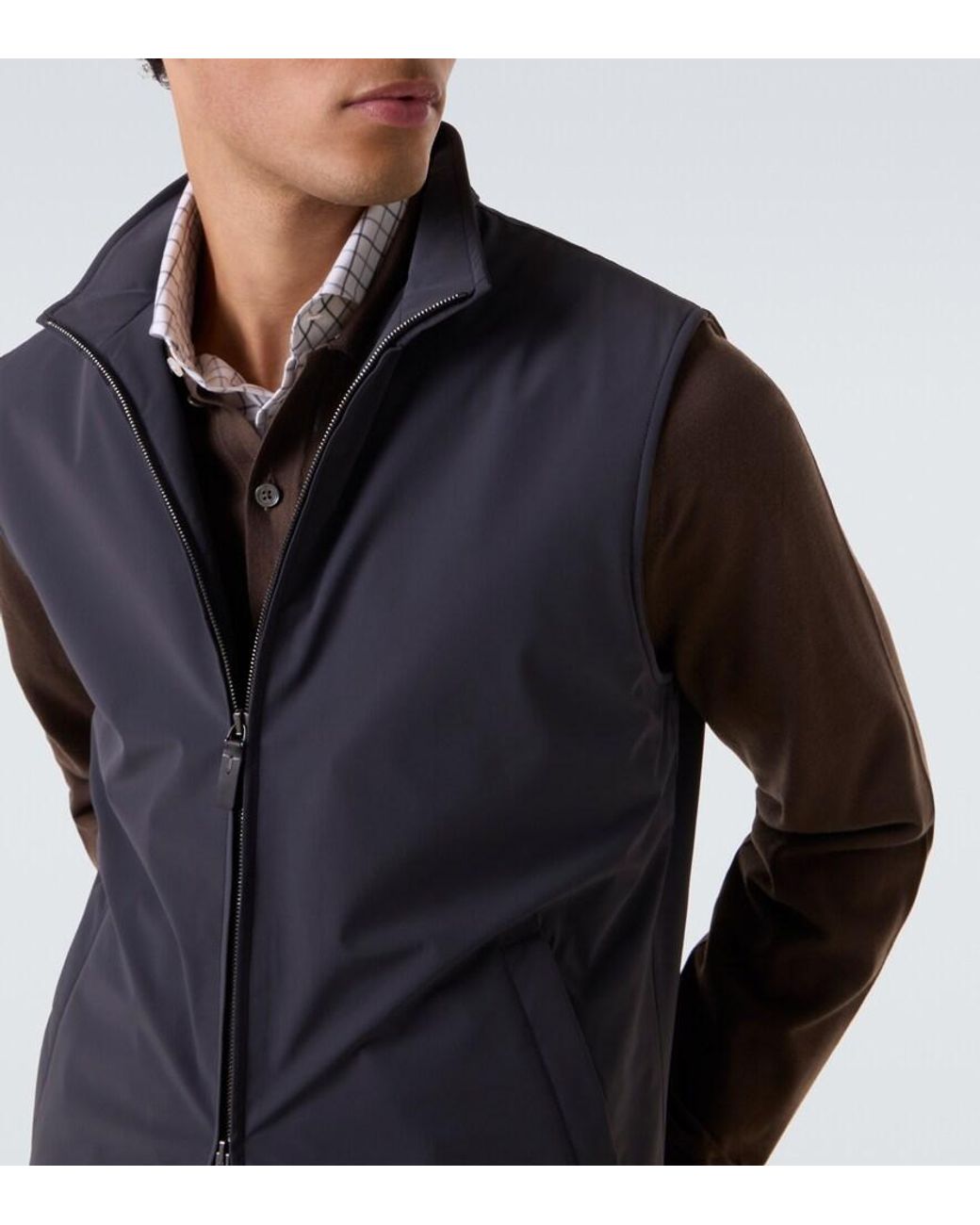 Tod's Blue Technical Vest for men