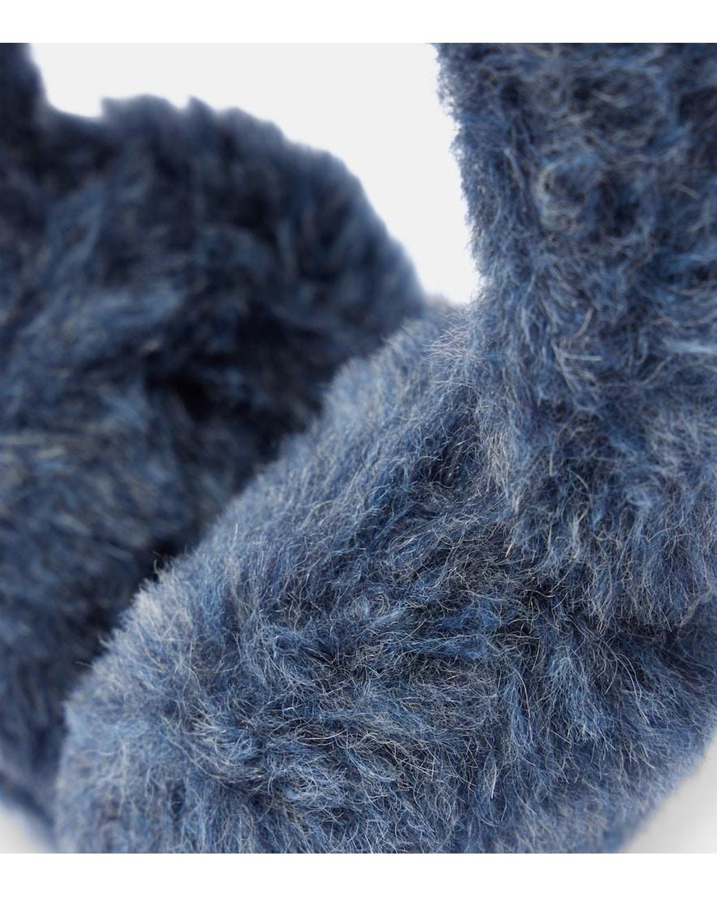Max Mara Blue Muffy Teddy Earmuffs