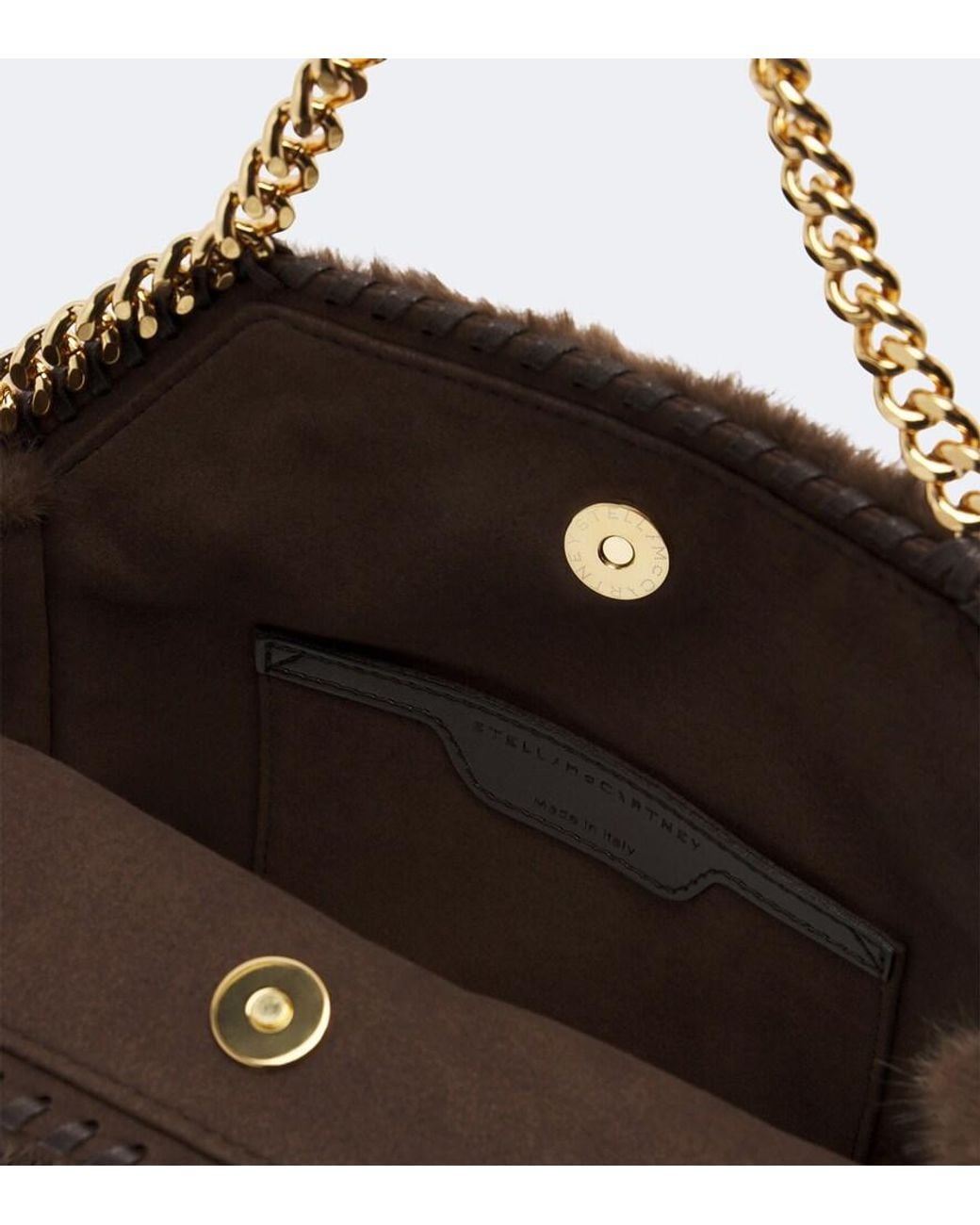 Stella McCartney Black Falabella Mini Tote Bag