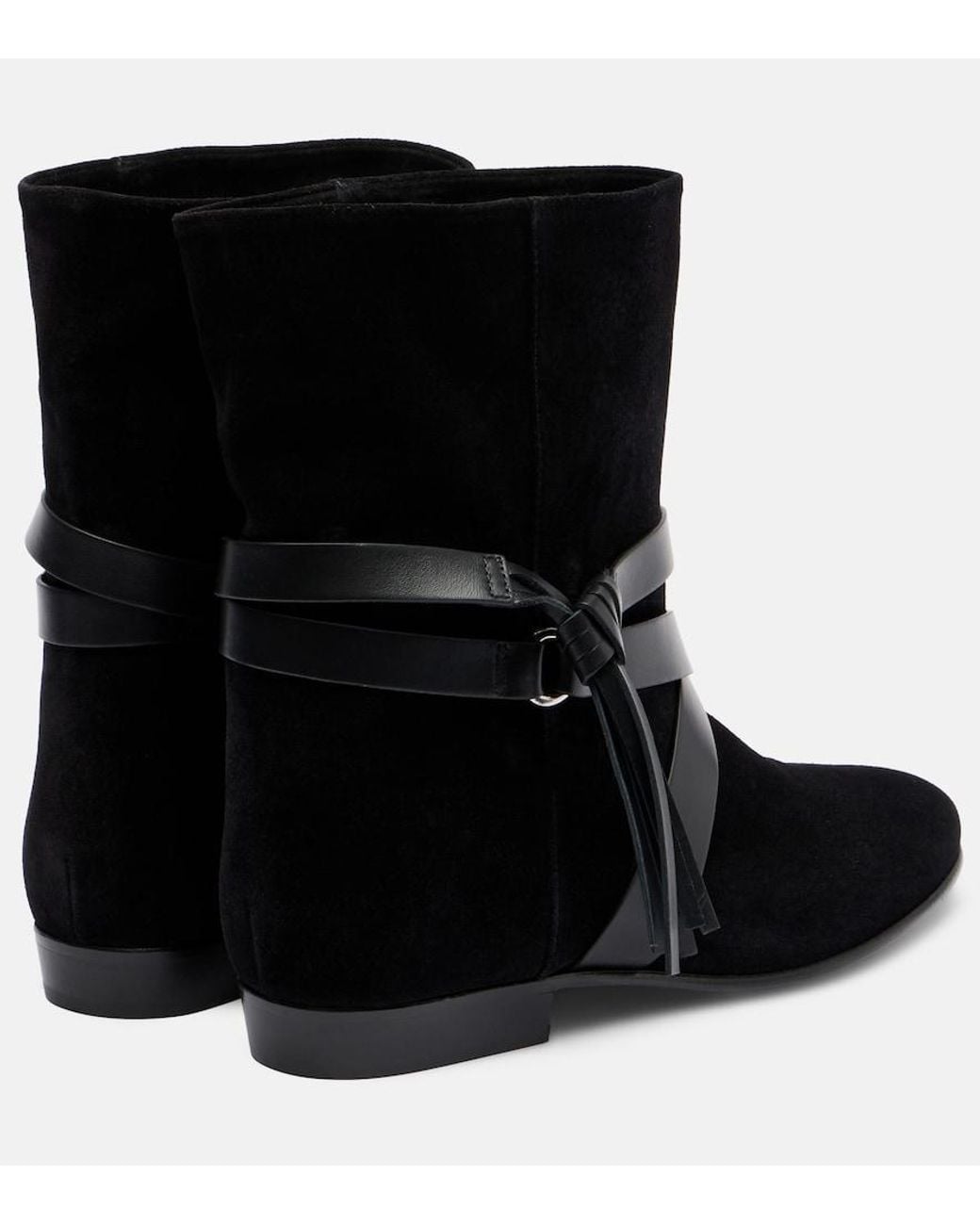 Isabel Marant Black Rejen Suede Ankle Boots